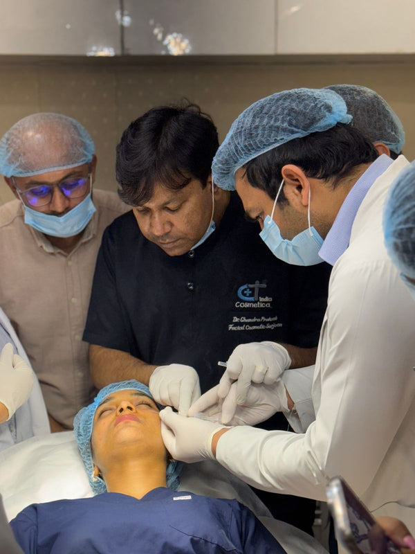 Cosmetic treatment in clinic