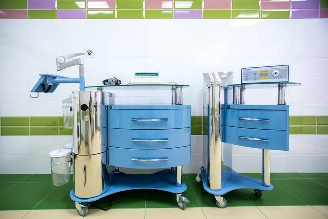 Modern dental equipment carts
