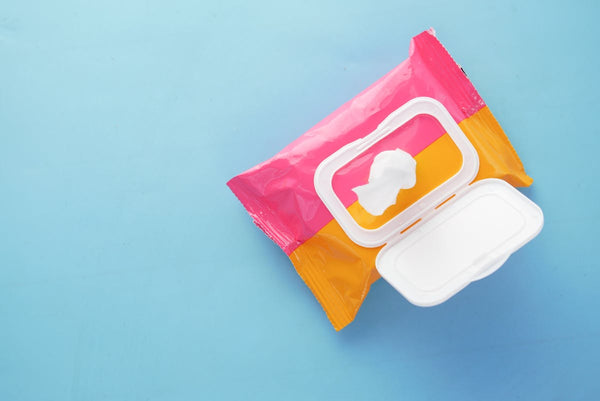 Wet wipes hygiene package
