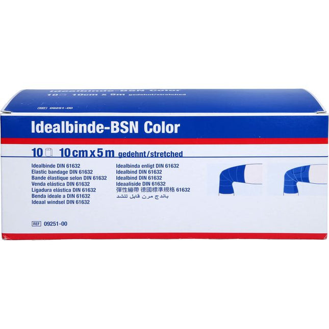 Compression bandages 10cmx5m, blue