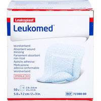 Leukomed 7,2x5cm, Wundauflage 3,8x2,8cm, steril