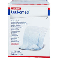 Leukomed 8x10cm, Wundauflage 4x6cm, steril