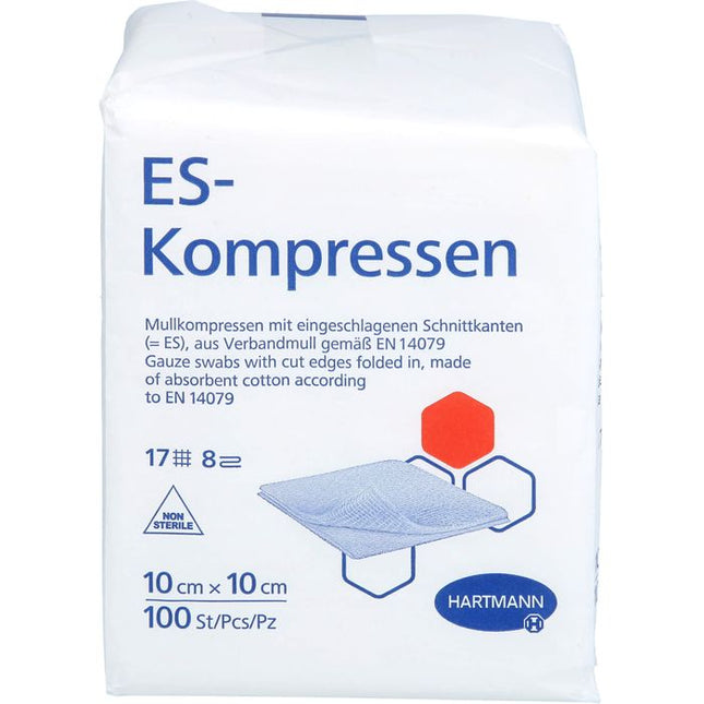 ES-Kompressen 7,5x7,5cm, unsteril, 12fach