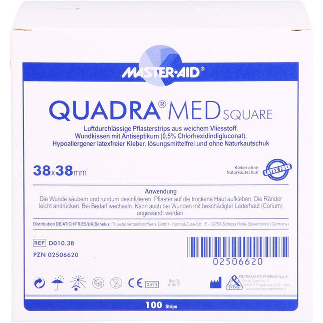 Quadra Med Square 38x38mm