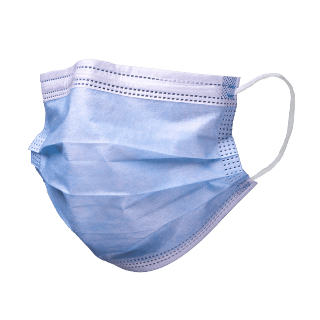 Medimex Face Mask, blue, 3-ply, PP spunbond, Type II