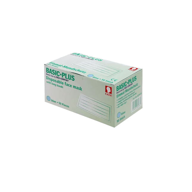 care & serve PREMIUM wiroCARE TIE Medical PP Face Masks Type II, green, 3-ply
