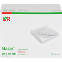 Gazin-Kompressen 7,5x7,5cm, unsteril, 12fach