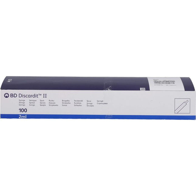 Discardit II Einmalspritze 2ml, 2-tlg., Luer-Ansatz, zentrisch