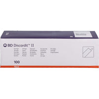 Discardit II Syringe 10ml, 2-part, Luer-Slip, eccentric
