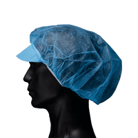 OP-Vlies-Hauben Barett premium, blau, Ø ca. 52 cm