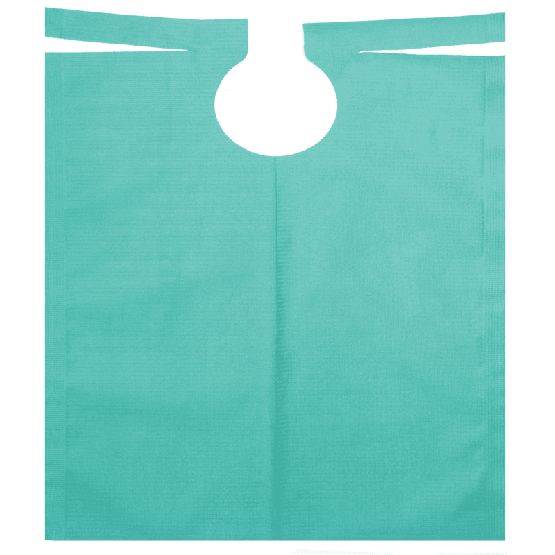 Patienten-Umhang, PE-Folie, 80x54cm, hellgrün
