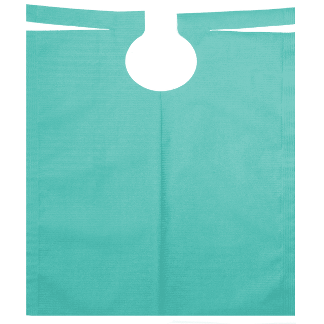 Patienten-Umhang, PE-Folie, 80x54cm, hellgrün