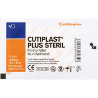 Cutiplast Plus steril 7x5cm (5 Stück)