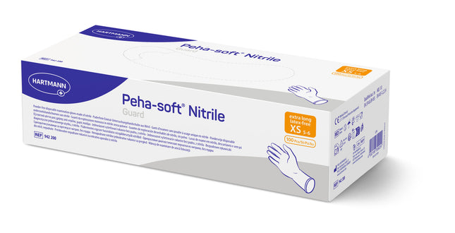 Peha-soft nitrile guard, puder- u. latexfrei, unsteril, Gr. S