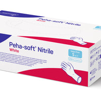 Peha-soft nitrile white puderfrei, Gr. L
