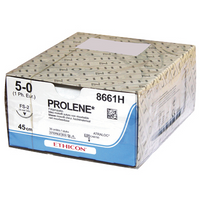 Nahtmaterial Ethicon Prolene blau Monofil P-3, USP 4/0, Fadenlänge 45cm