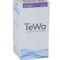 TeWa Acupuncture Needles, CJ-Type 0.25x40mm, sterile, with Guide Tube, Copper Coil Handle