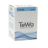 TeWa Acupuncture Needles, CJ-Type 0.20x30mm, sterile, with Guide Tube, Copper Coil Handle