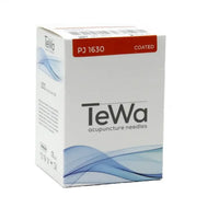 TeWa Acupuncture Needles, PJ-Type, red, 0.16x30mm, sterile, with Guide Tube, Plastic Handle
