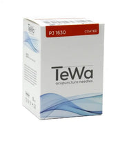 TeWa Acupuncture Needles, PJ-Type, red, 0.16x30mm, sterile, with Guide Tube, Plastic Handle