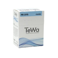 TeWa Acupuncture Needles, PB-Type, blue, 0.20x15mm, sterile, without Guide Tube, Plastic Handle