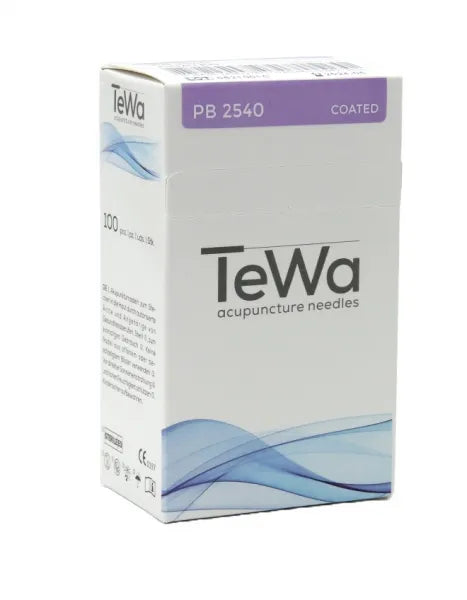TeWa Acupuncture Needles, PB-Type, purple, 0.25x40mm, sterile, without Guide Tube, Plastic Handle