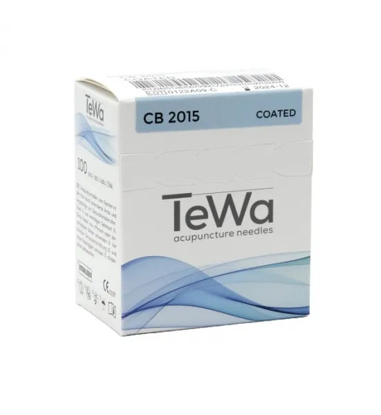 TeWa Acupuncture Needles, CB-Type 0.20x15mm, sterile, without Guide Tube, Copper Coil Handle