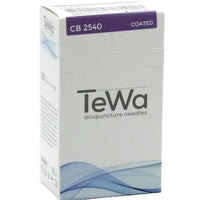 TeWa Acupuncture Needles, CB-Type 0.25x40mm, sterile, without Guide Tube, Copper Coil Handle