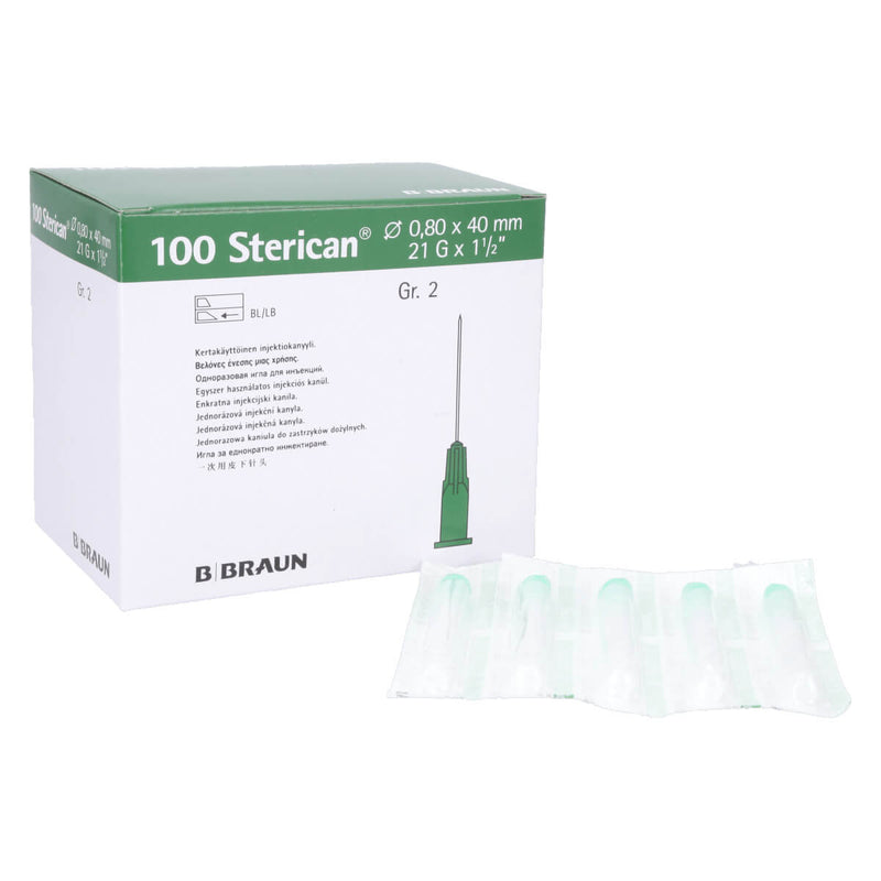 B. Braun Sterican Sonderkanüle 21G grün 0.80x25mm Produktbild