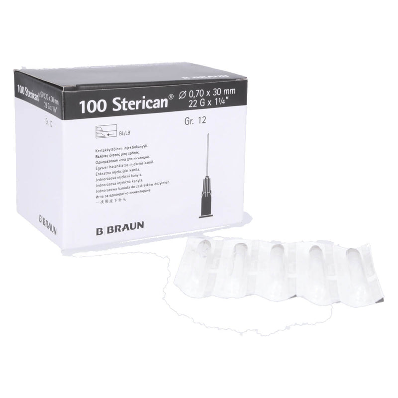 B. Braun Sterican Kanüle 22G schwarz 0.70x30mm Produktbild