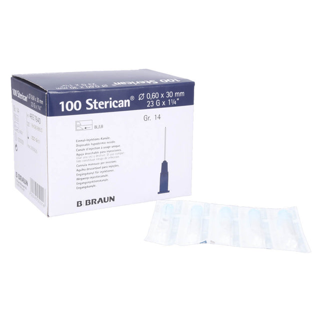 B. Braun Sterican Kanüle 23G blau 0.60x25mm Produktbild