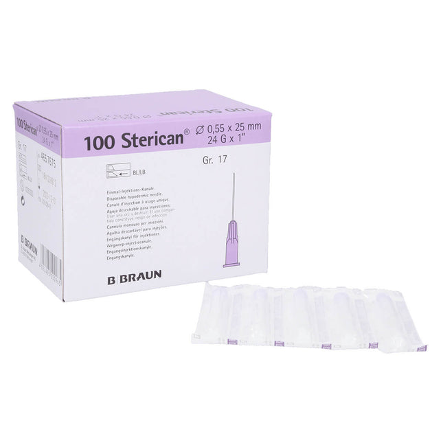 B. Braun Sterican Kanüle 24G lila 0.55x25mm Produktbild