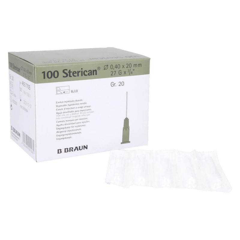 B. Braun Sterican Dentalkanüle 27G grau 0.40x40mm Produktbild