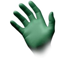 Nature Gloves, Nitrile Examination Glove M, powder-free, green