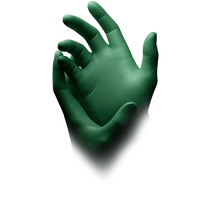 Nature Gloves, Nitrile Examination Glove M, powder-free, green