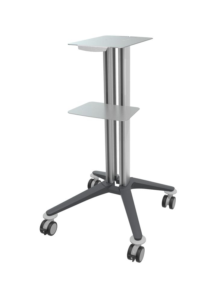 bravo - Tablet Cart 4, Tablet Holder with Flexible Arm, Blue Decorative Strip