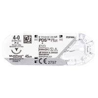 Nahtmaterial Ethicon PDS II PLUS VIOL MONOFIL, PS2 PRIME, USP 4/0, Fadenlänge 45cm
