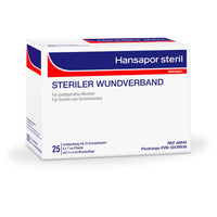 Hansapor steril, 10 cm x 15 cm, 25 Stück