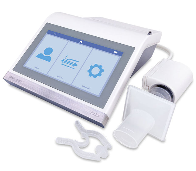 ALPHA Connect All-in-One-Spirometer mit Thermodrucker und Touchscreen, 5 Jahre Hersteller-Garantie
