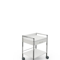 Variocar-Vielzweckwagen, weiß 2 Schubladen, 73cm hoch