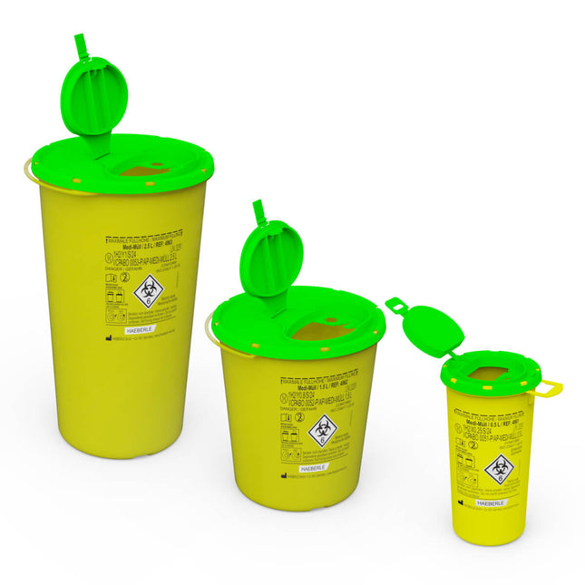 Medi-Müll Disposal Container 2,5 Litre (4966), Round Design