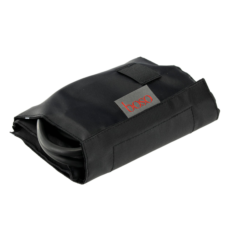 Hakenmanschette f. Erw. 14x48cm, Doppelschlauch, schwarz