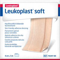 Leukoplast soft white 4cmx5m, Wundschnellverband, unsteril