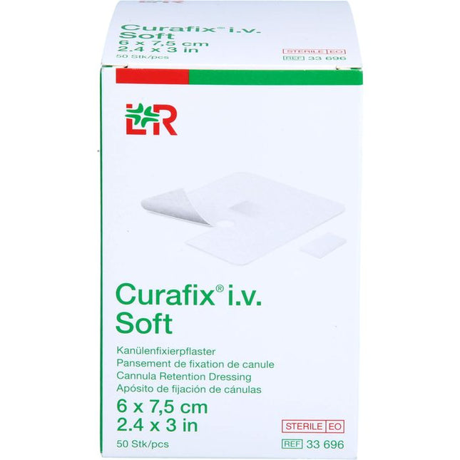 Curafix i.V. Soft Kanülenfixierung, steril 6 x 7,5