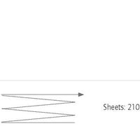 EKG-Papier f. Nihon-Kohden FQW 110-2-140 + NKD A 730, Faltp. 110x140mm, 150 Blatt