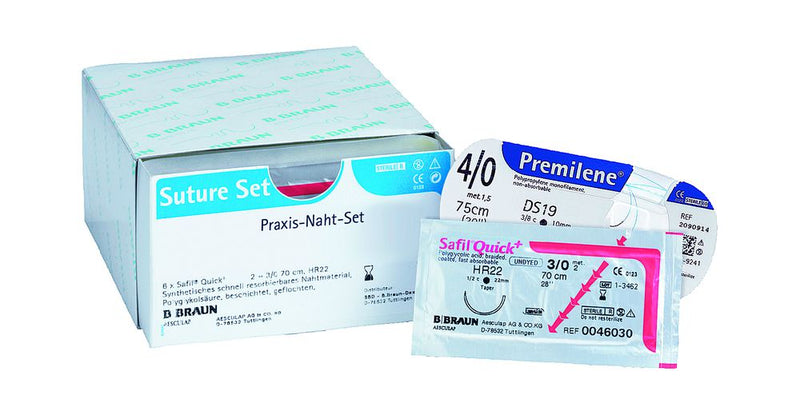 B. Braun Optilene Novosyn Quick suture set