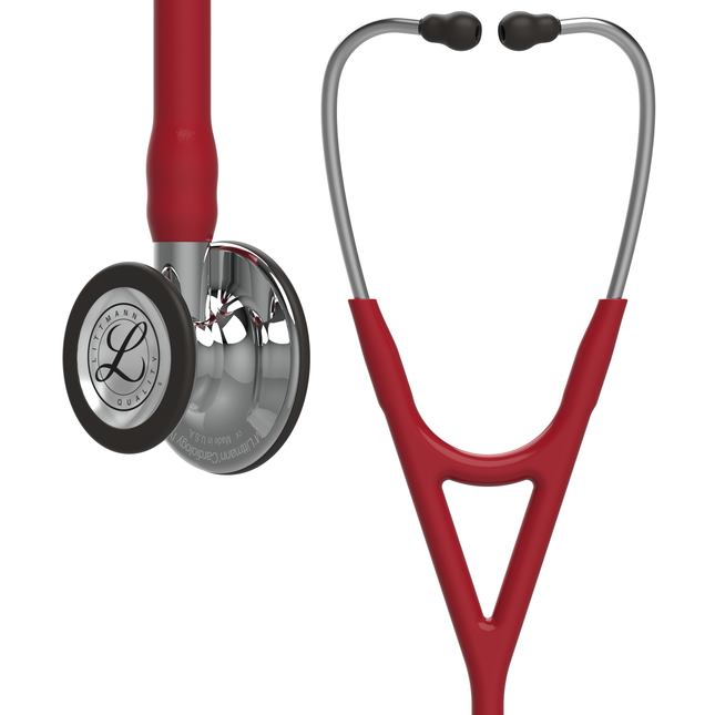 3M Littmann Cardiology IV™ Stethoskop, hochglanzpoliert, burgund