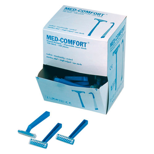 Medimex Disposable Razor, blue, single-blade