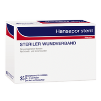 Hansapor Steril, 8 cm x 10 cm, 25 Stück