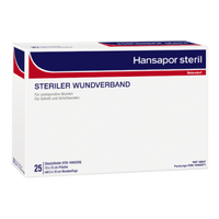 Hansapor steril, 10 cm x 15 cm, 25 Stück